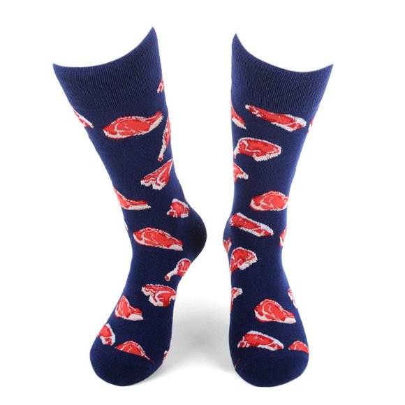 Finery Mens Wear Other - Men's Meat Lovers Novelty Sock